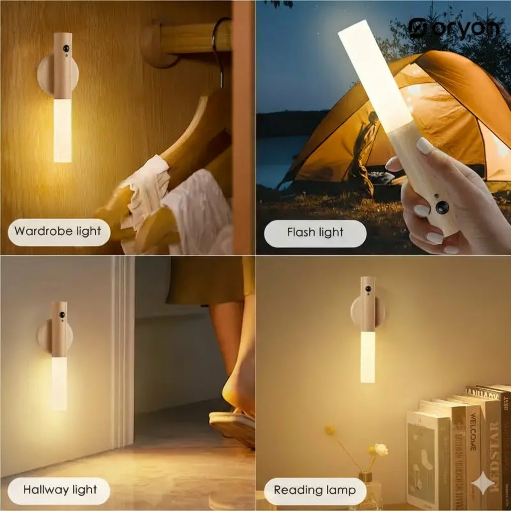 Smart Motion Sensor Night Light LED Illuminate Your Space with ORYON Wall Lights