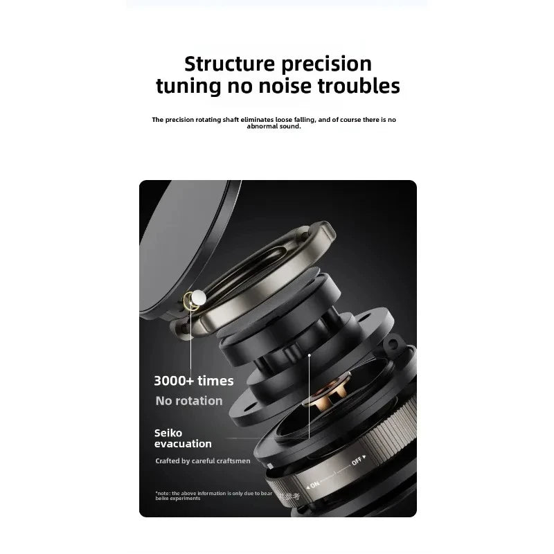 T30 Vacuum Magnetic Phone Holder Stand, for Magsafe Suction Cup Phone MountAdjustable Swivel Lock, for Your Car/Gym/Mirror