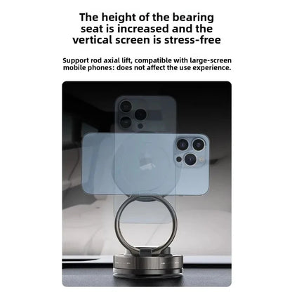 T30 Vacuum Magnetic Phone Holder Stand, for Magsafe Suction Cup Phone MountAdjustable Swivel Lock, for Your Car/Gym/Mirror