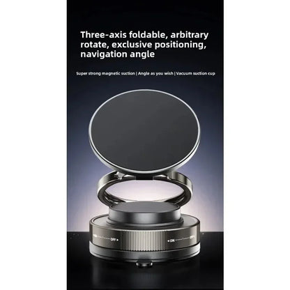 T30 Vacuum Magnetic Phone Holder Stand, for Magsafe Suction Cup Phone MountAdjustable Swivel Lock, for Your Car/Gym/Mirror